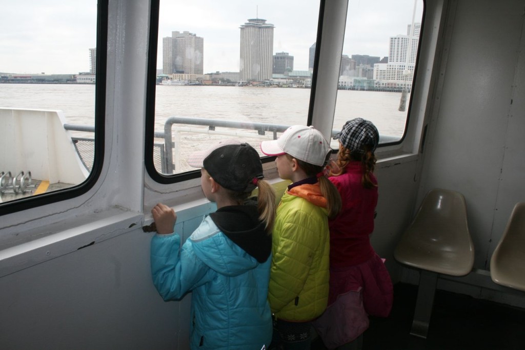 ferry ride over from Algiers Point.